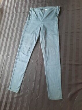 H&M Divided Teal Skinny Jeans